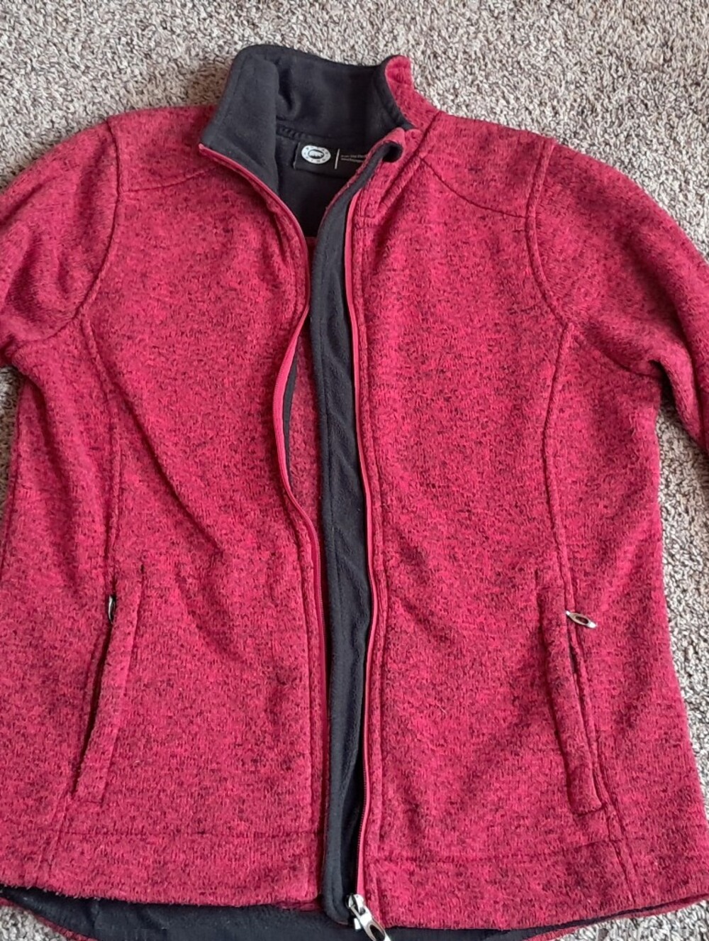 Womens Polar King Lined Jacket Pink And Black